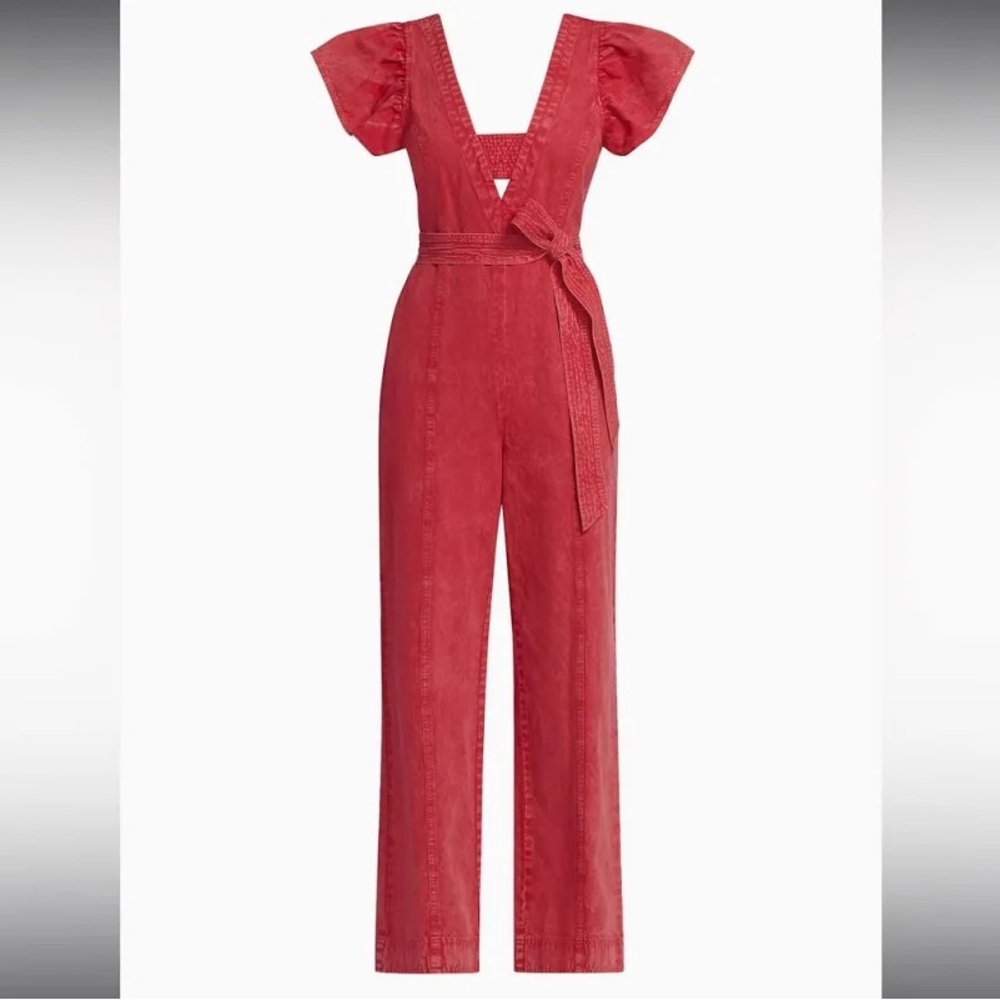 En Saison AcidWash Cotton Jumpsuit